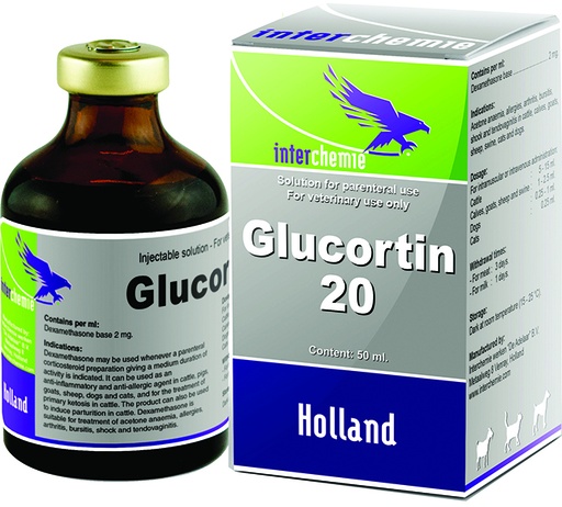 [LOC-00928] glucortin-20 inj 50mlجلوكورتين
