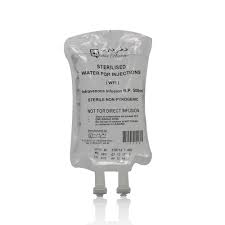 [QPH-0014] WATER FOR INJECTION 100ML BAGالماء للحقن