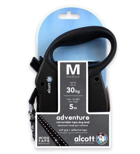 [SVT-0004] ADVENTURE LEASH,5M-M/BLACKمقود،