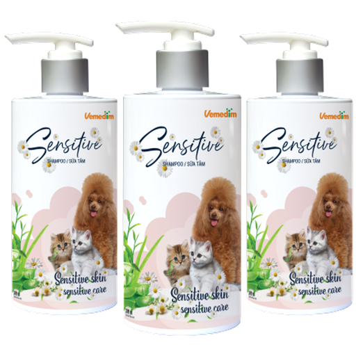[VEM-0022] SENSITIVE SHAMPOO 300MLشامبو حساسيه