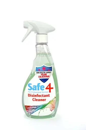 [LOC-00270] Safe4 Disinfectant Pre-Diluted Spray 1:10 Dilution, Apple Scent, Enhanced Formula, 500 ml رتو