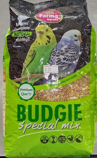 [SVT-0490] BUDGIE SPECIAL MIX 1KGالببغاء