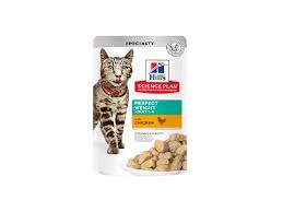 [604016] Hills-SP FELINE ADULT PERFECT WEIGHT 85Gهيلز وزن مثالي للقطط البالغة