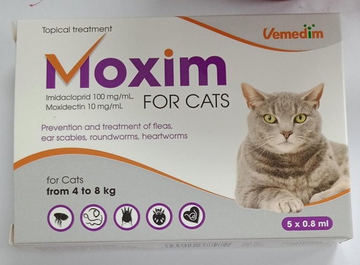 [VEM-0067] MOXIM FOR CATS 0.8ML 1 TUBEموكسيم