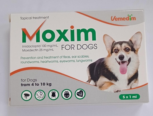 [VEM-0087] MOXIM FOR DOGS 1 ML 1 TUBEموكسيم
