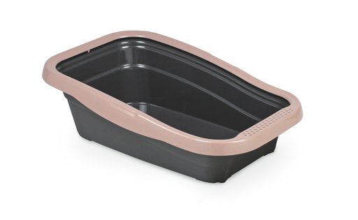 [SVT-0339] Nella cat litter tray with frame-58x37.5x18cm/pink