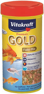 [EWI-0035] FISH VITA GOLD FLAKES MIX 250MLسمكة