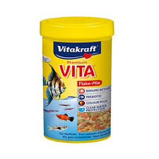 [EWI-0036] VITA FISH FLAKES MIX FISHFOOD 250MLسمكة