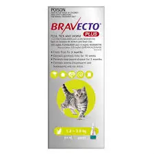[ADS-0054] BRAVECTO PLUS CAT 112.5MG 1.2-2.8KGبرافيكتو
