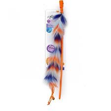 [SVT-0404] LONG FLUFF WAND-ORANGEعصا ريش طويلة برتقالي