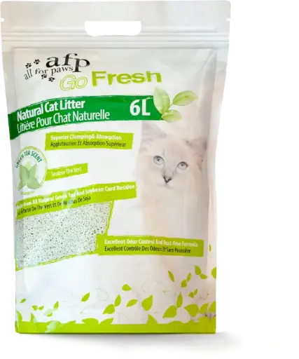 [SVT-0460] Clumping Natural Cat Litter Green Tea Scent 6 L فضلات القطط  