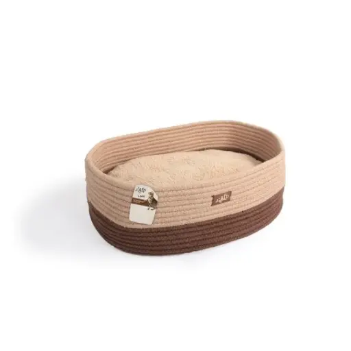 [SVT-0478] Oval Rope Cat Bed Tanسرير القطط 