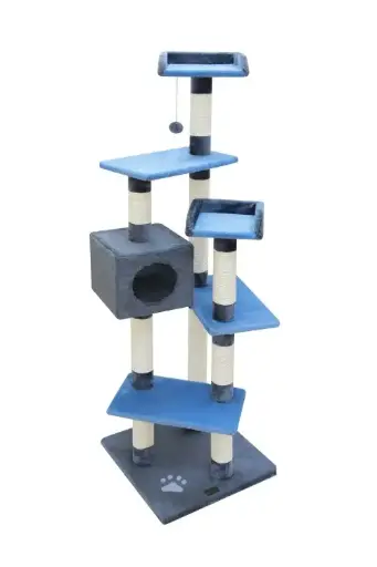 [SVT-0505] MATEUS Cat Pole Blue/Beigeالقطب القط 