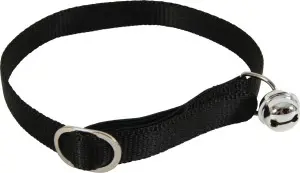 [SVT-0612] Nylon Collar Black, 30 cm/ 10 mm   ياقة      