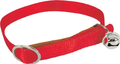 [SVT-0616] Nylon Collar Red, 30 cm/ 10 mm    ياقة     