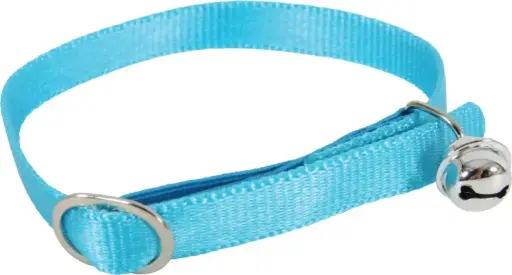 [SVT-0617] Nylon Collar Turquoise, 30 cm/ 10 mm     ياقة      