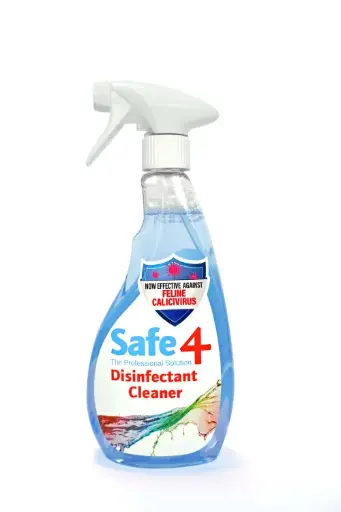 [SVT-0622] Safe4 Disinfectant Pre-Diluted Spray 1:10 Dilution, Freshmint Scent, Enhanced Formula, 500 ml   رتو  