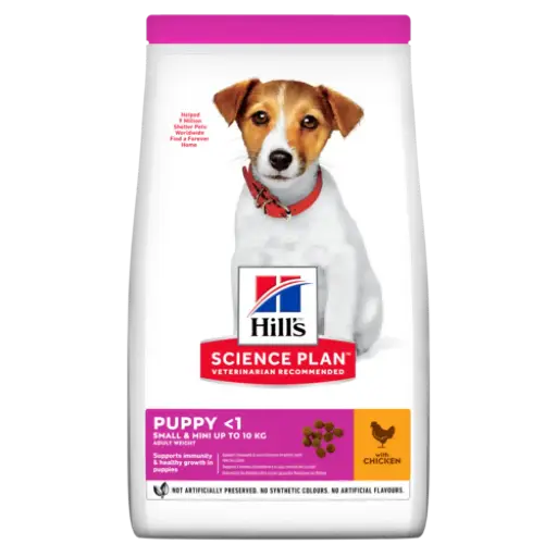 [604229] Hills-SP PUP SM&MIN CHICKEN 300Gدجاج  