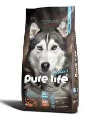 [PUR-1026] PURELIFE ADULT DOG 26/14 SALMON 15KGطعام كلاب سلمون