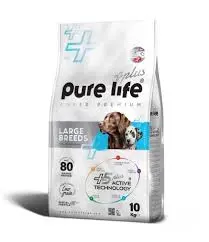 [PUR-2016] PURELIFE L.BREEDS ADT DOG L&R 24/12 10KGطعام كلاب لحم الضأن مع رز