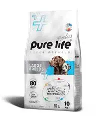 [PUR-0038] PURELIFE L.BREEDS PUPPY DOG 28/16 SALMON 10KGطعام كلاب سلمون