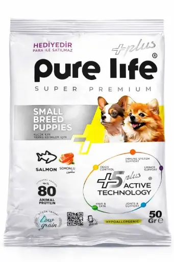 [PUR-3020] PURELIFE S.BREEDS PUPPY DOG 30/18 SALMON 50Gسلمون  