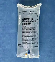 [QPH-0025]  MIX DEXTROSE 5%-NORMAL SALINE 1L مزج 