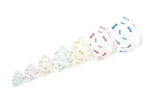 [SVT-0639] BUSTER Design Collars, Bones orange, 12.5 cm, 1/pk 